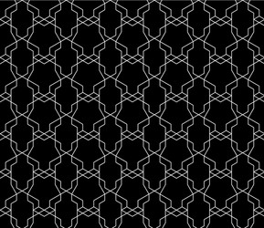 seamless geometric pattern with editable vector image