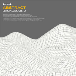 Geometric Mesh Square Pattern vector image