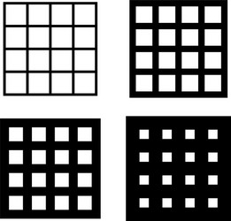 Grid Pattern Mesh Network vector image