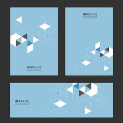 abstract geometric composition with decorative vector image