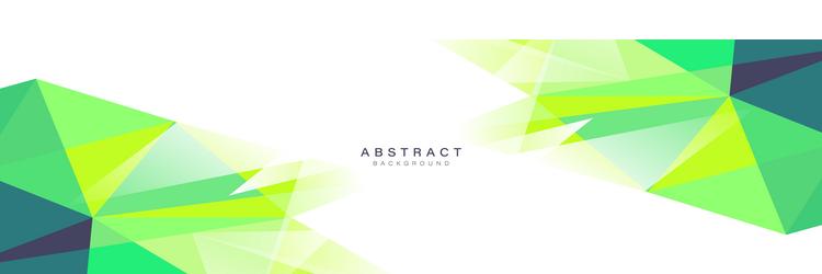 abstract green polygon pattern background modern vector image