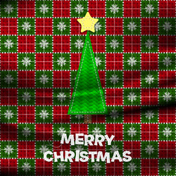 Christmas background with ethnic motifs Royalty Free Vector