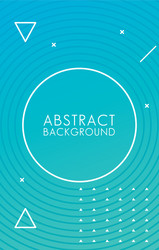 circular frame in colorful abstract background vector image