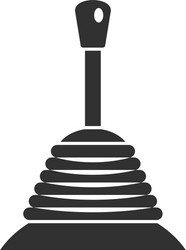 manual gearbox icon simple style vector