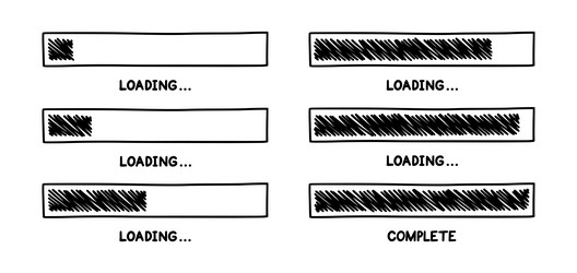 progress loading bar infographics design element vector image