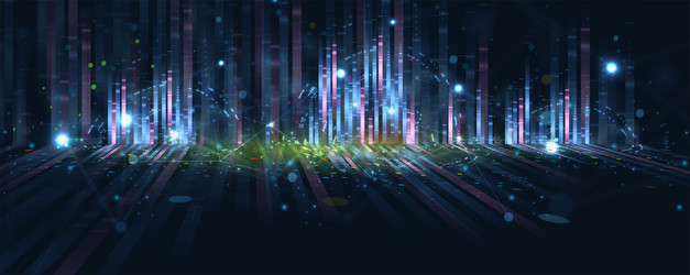 quantum processing deep learning artificial vector image