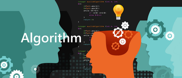 Algorithm & Problem Solving vector image