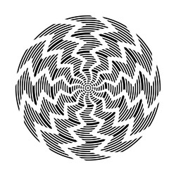 circle circular rotation pattern vector image