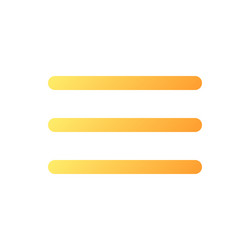 hamburger menu pixel perfect flat gradient color vector