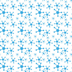 Connected Dots & Triangles - Seamless Pattern vector image