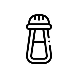 pepper icon thin linear style design isolated vector image