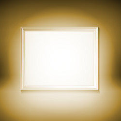 Picture frame design for image or text vector