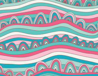abstract seamless pattern with stripes and circles vector image