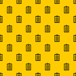 clipboard with check list pattern vector image