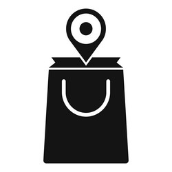 mark store position icon simple online app vector image
