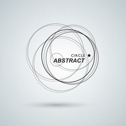 Abstract Connection Circle Pattern vector image