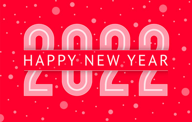 happy new year greeting card design Vector Image