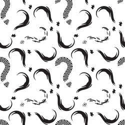 question marks seamless pattern or interrogation vector image