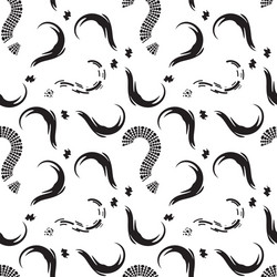 Question marks seamless pattern or interrogation vector