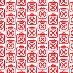 pattern background clipboard check list icon vector image