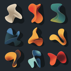 simple shape assets to use for graphic design 071 vector image