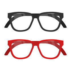 glasses set vector