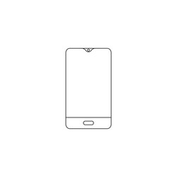 Realistic smartphone mockup mobile phone frame Vector Image