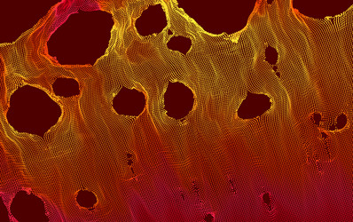 this spiderweb has been broken abstract grid vector image