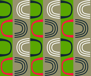 geometric abstract seamless pattern background vector image