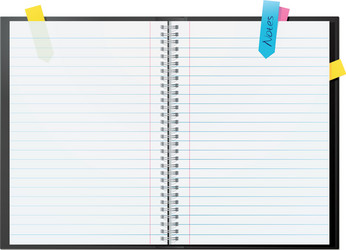 Open Notebook with Sticky Notes vector image