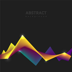abstract wavy background dynamic composition 3d vector image