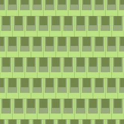 seamless rectangular tile pattern-green vector image