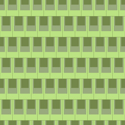 Seamless rectangular tile pattern-green vector