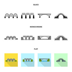 isolated object of connection and design logo vector image