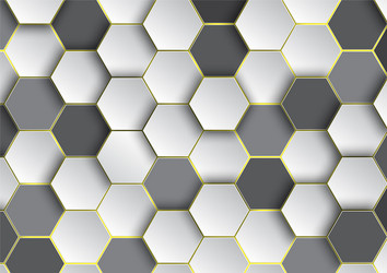pattern hexagon background abstract vector image