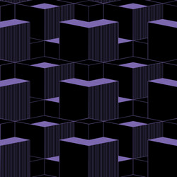 Abstract isometric 3d cube pattern background Vector Image