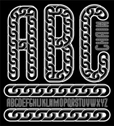 condensed tall font trendy typescript can be used vector image