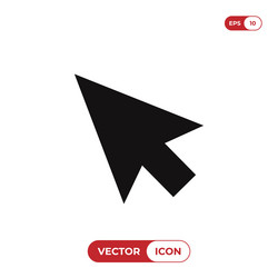 cursor icon mouse pointer click symbol vector image