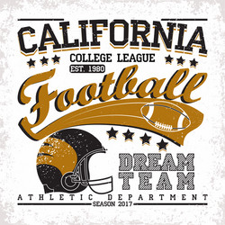 Sports Typography T-Shirt Print Vector Image