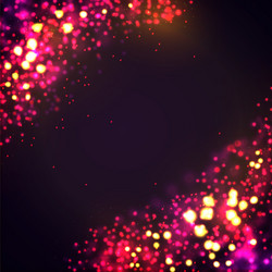 bokeh lights background vector image