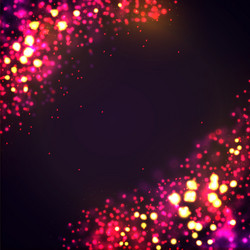 Bokeh lights background vector