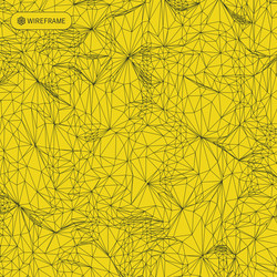 network abstract background 3d technology vector image