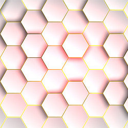 pattern hexagon background abstract vector image