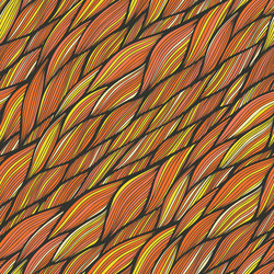 seamless pattern with hand drawn abstract waves vector image