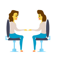 Cartoon Two Women Talking Vector Images (over 750) Cartoon Two Women Talking Vector Images (over 750)