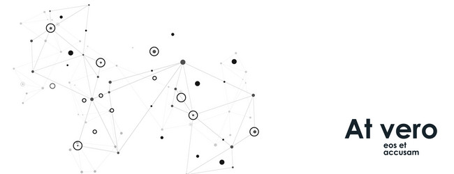 pattern with connection technology global network vector image