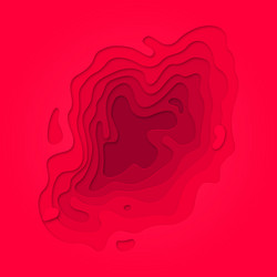 papercut multi layer pattern red purple background vector image