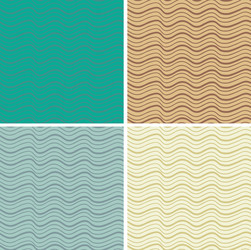abstract patterns set vector image