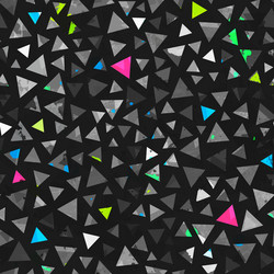 Grunge Triangle Pattern vector image