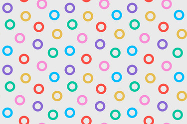 festive seamless retro pattern with random bright vector image